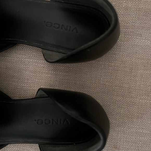 Vince Damris D’Orsay Black Loafers Flats (Size 7.5) - Picture 8 of 9